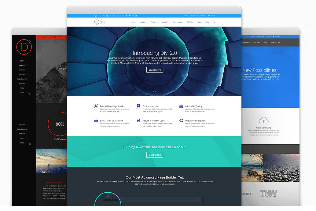 divi web Divi web builder
